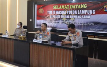 Itwasda Polda Lampung Datangi Polres Tubaba