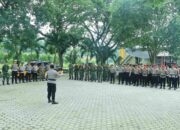 Amankan Rapat Pleno Pilkada Tingkat Kabupaten, Polres Tubaba Siagakan Ratusan Personel