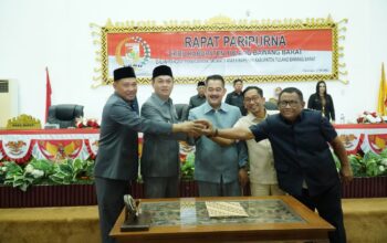 DPRD Tubaba Gelar Rapat Paripurna Dalam Pembahasan Tingkat II Atas 6 Raperda