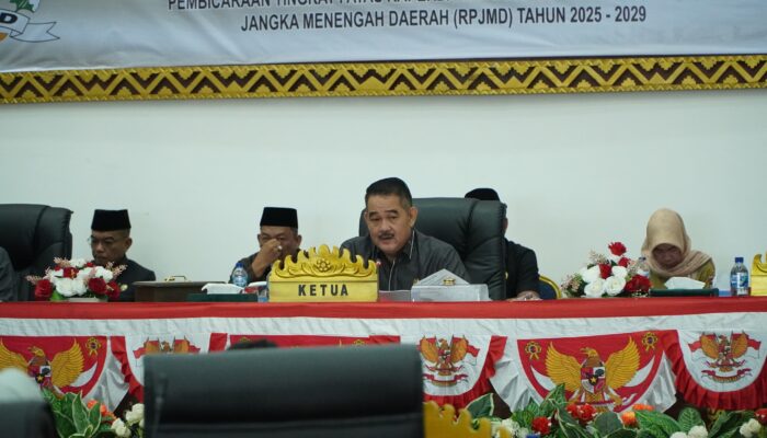 DPRD Tubaba Gelar Rapat Paripurna Pembicaraan Tingkat 1 Atas Ranperda Tentang RPJMD Tahun 2025-2029