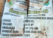 Rehab Podium dan Pembangunan MCK Senilai Ratusan Juta Di Tiyuh Marga Jaya Indah Tubaba Tahun 2024 Sudah Rusak Dan Terbengkalai