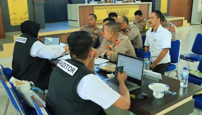 Tim Itwasda Polda Lampung Audit Kinerja Tahap II Tahun 2025 di Polres Tubaba