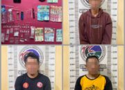 Satresnarkoba Polres Tubaba Ringkus Tiga Pria Pelaku Penyalahgunaan Narkotika
