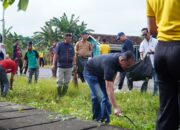 Forkopimda Tubaba Gelar Aksi Gotong Royong Bersihkan Lingkungan Wisata dan Ruas Jalan 20 Km