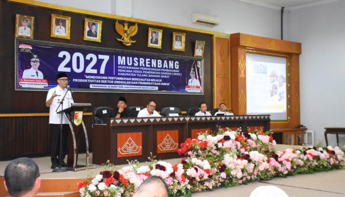 Musrenbang Tubaba 2027, Gubernur Lampung dan Bupati Tubaba Perkuat Ketahanan Pangan hingga Hilirisasi Desa
