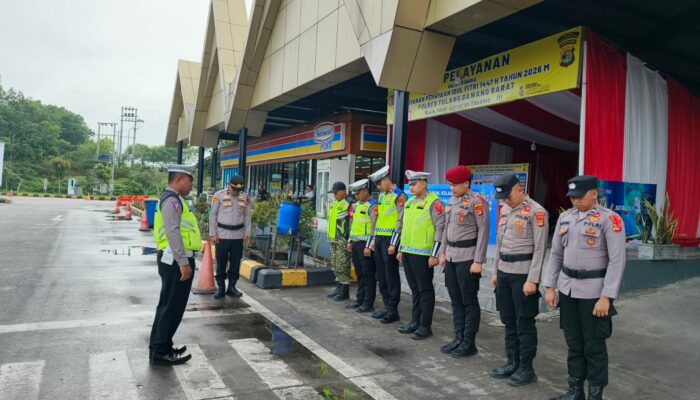Polres Tubaba Dirikan Satu Pos Yan dan Empat Pos Pam Dalam Operasi Ketupat Krakatau 2026