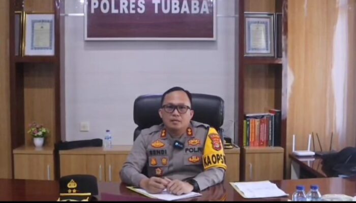 Kapolres Tubaba Imbau Kepada Warga Yang Hendak Mudik Bisa Menitipkan Kendaraan di Kantor Polisi