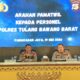 Polres Tubaba Menerima Kunjungan dan Arahan Dari Pamatwil Polda Lampung