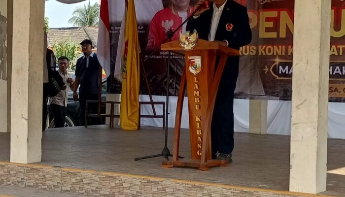 Kodari Kembali Dikukuhkan Sebagai Ketua KONI Tubaba periode 2025-2029