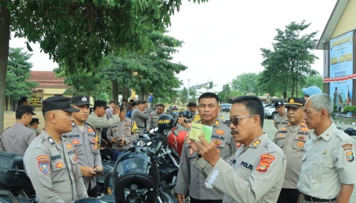 Polres Tubaba Terima Kunjungan Tim Supervisi Biro Logistik Polda Lampung
